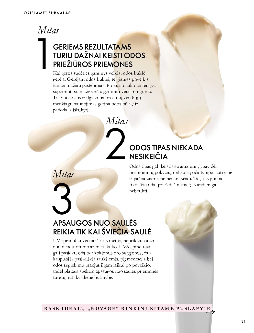 Oriflame akcijos šią savaitę. Galioja nuo 2026-10-07 iki 2026-11-17 – 31 psl.