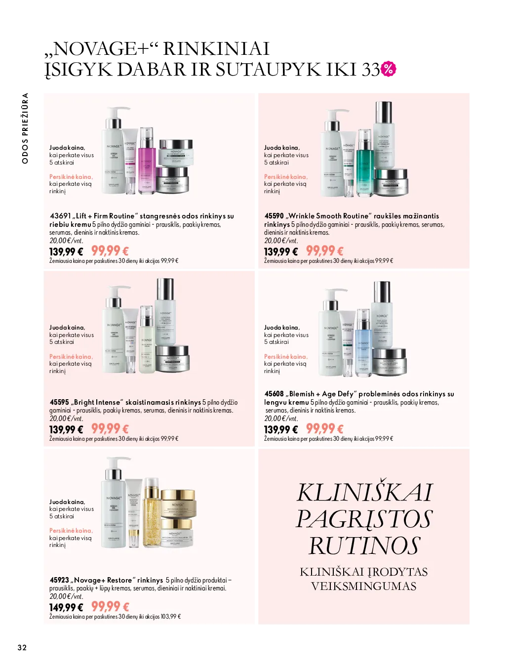 Oriflame akcijos šią savaitę. Galioja nuo 2026-10-07 iki 2026-11-17 – 32 psl.