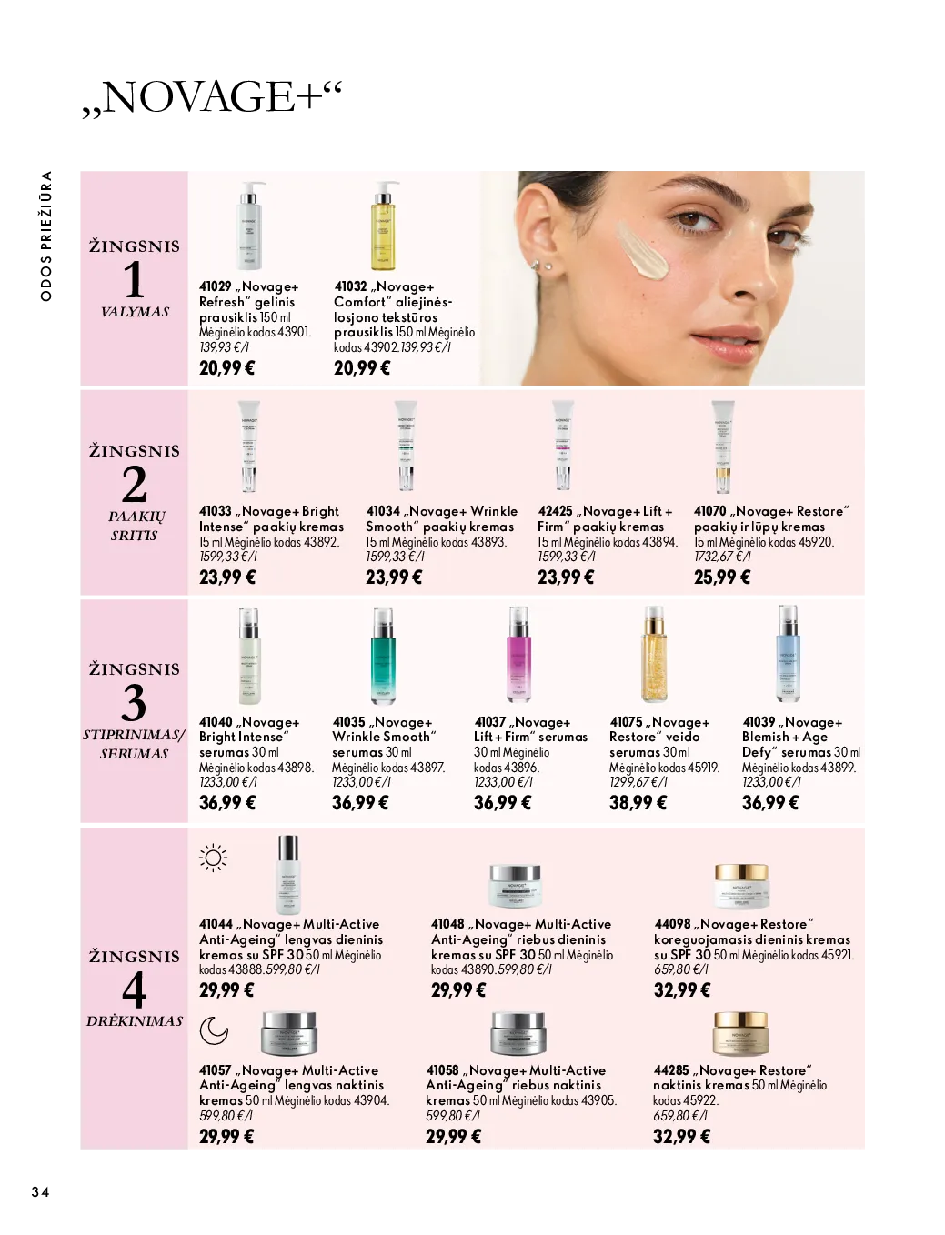 Oriflame akcijos šią savaitę. Galioja nuo 2026-10-07 iki 2026-11-17 – 34 psl.