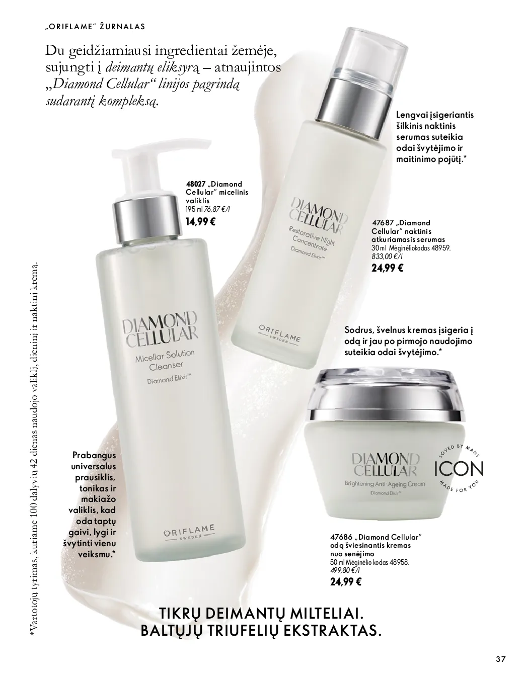 Oriflame akcijos šią savaitę. Galioja nuo 2026-10-07 iki 2026-11-17 – 37 psl.