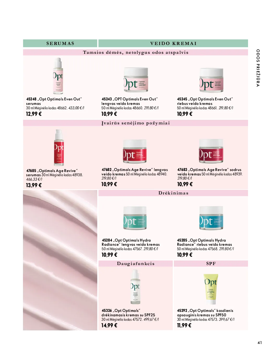Oriflame akcijos šią savaitę. Galioja nuo 2026-10-07 iki 2026-11-17 – 41 psl.