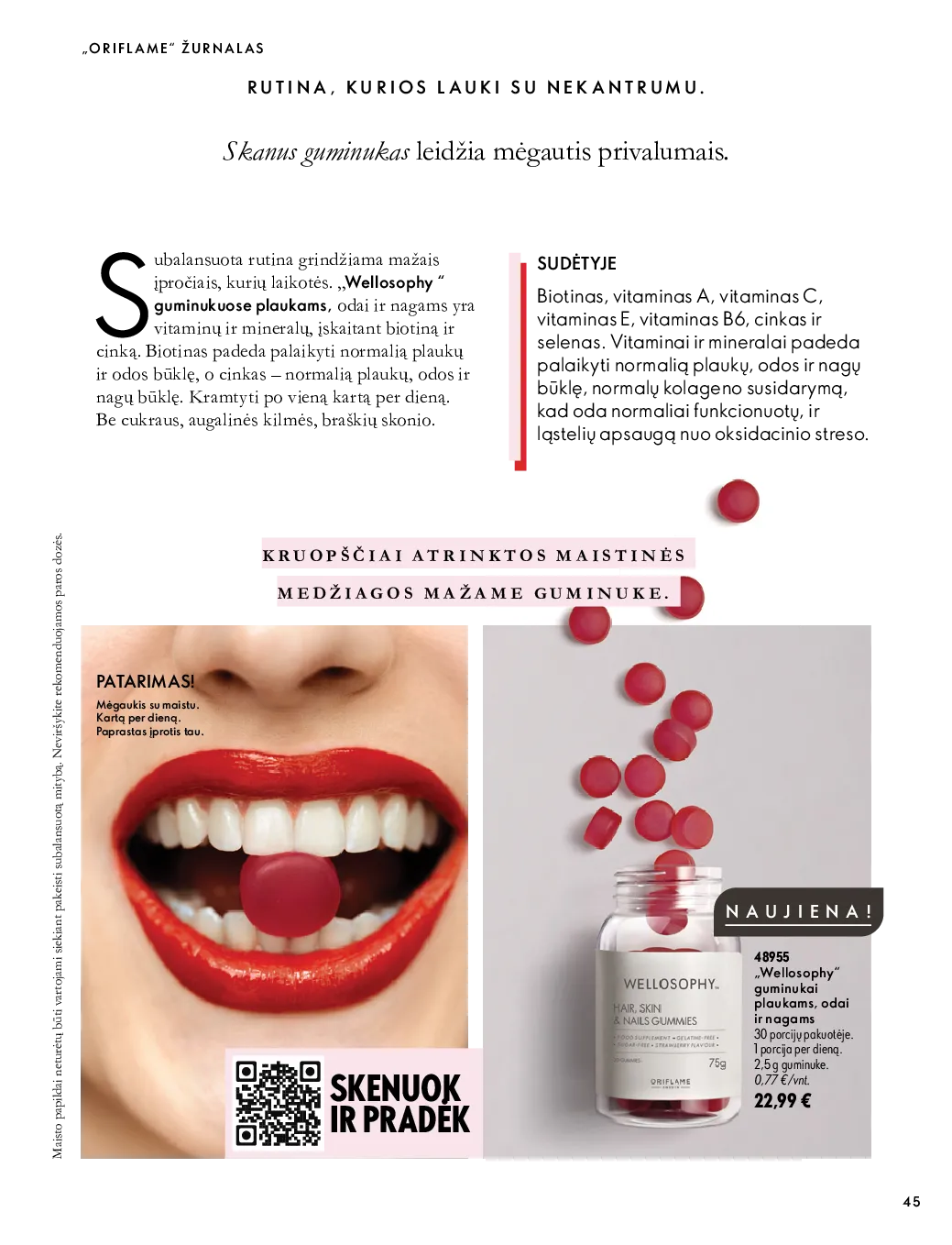 Oriflame akcijos šią savaitę. Galioja nuo 2026-10-07 iki 2026-11-17 – 45 psl.