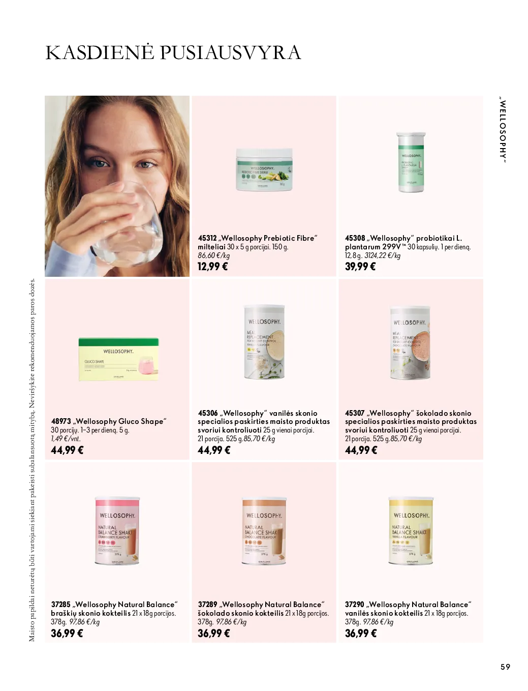 Oriflame akcijos šią savaitę. Galioja nuo 2026-10-07 iki 2026-11-17 – 59 psl.