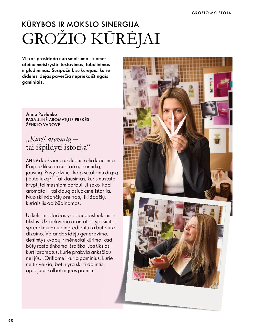 Oriflame akcijos šią savaitę. Galioja nuo 2026-10-07 iki 2026-11-17 – 60 psl.