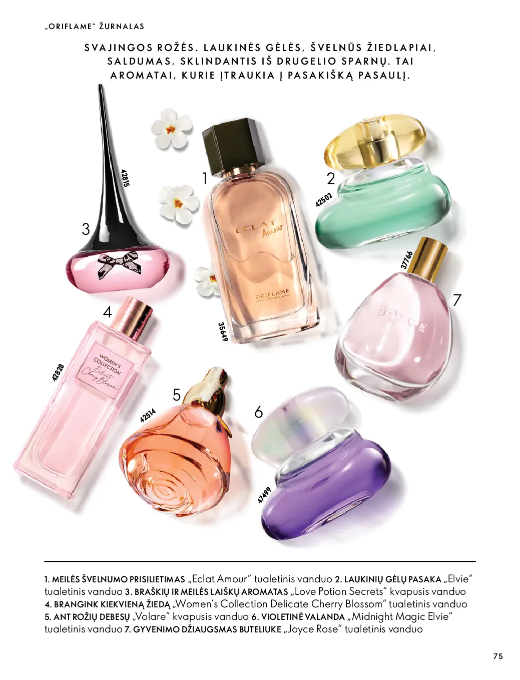 Oriflame akcijos šią savaitę. Galioja nuo 2026-10-07 iki 2026-11-17 – 75 psl.
