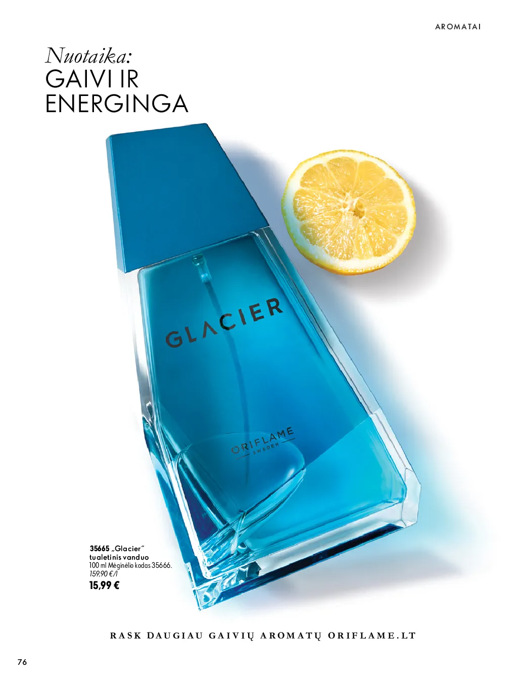 Oriflame akcijos šią savaitę. Galioja nuo 2026-10-07 iki 2026-11-17 – 76 psl.