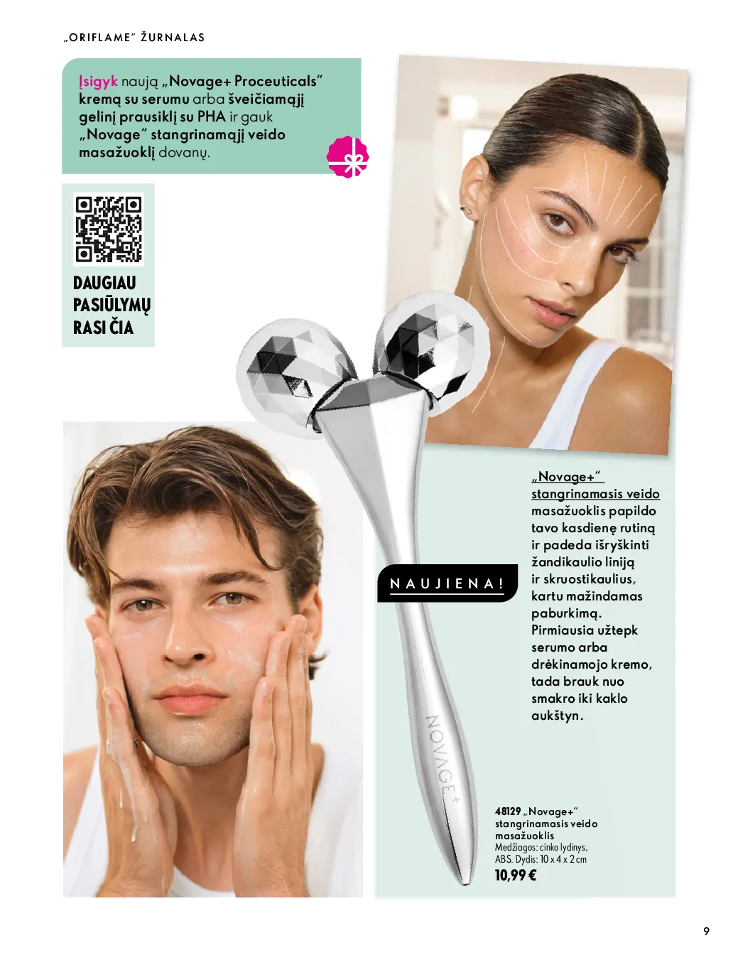 Oriflame akcijos šią savaitę. Galioja nuo 2026-10-07 iki 2026-11-17 – 9 psl.