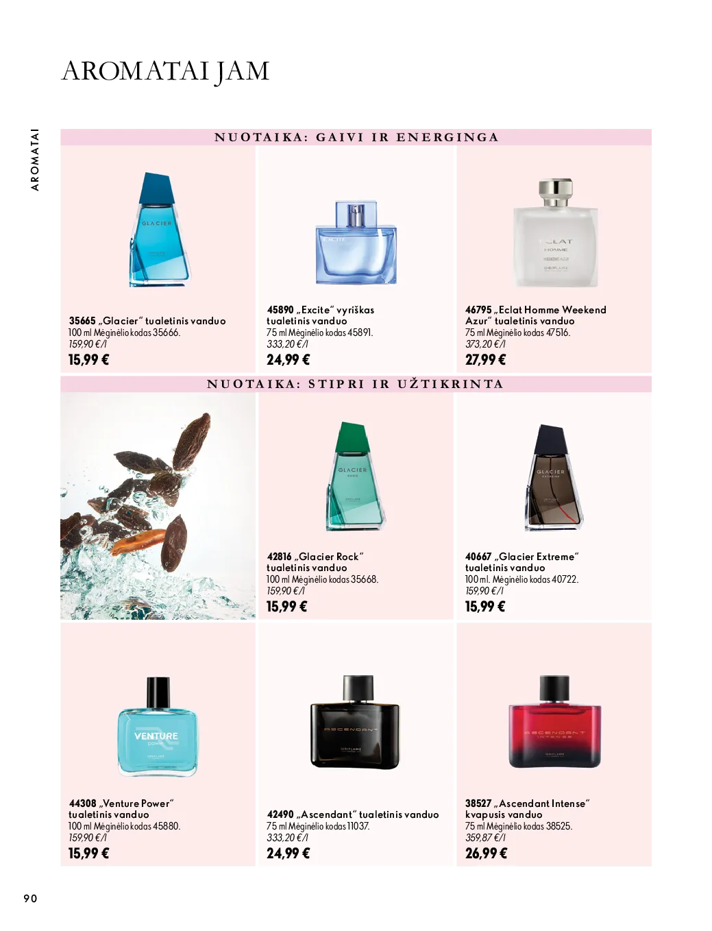 Oriflame akcijos šią savaitę. Galioja nuo 2026-10-07 iki 2026-11-17 – 90 psl.