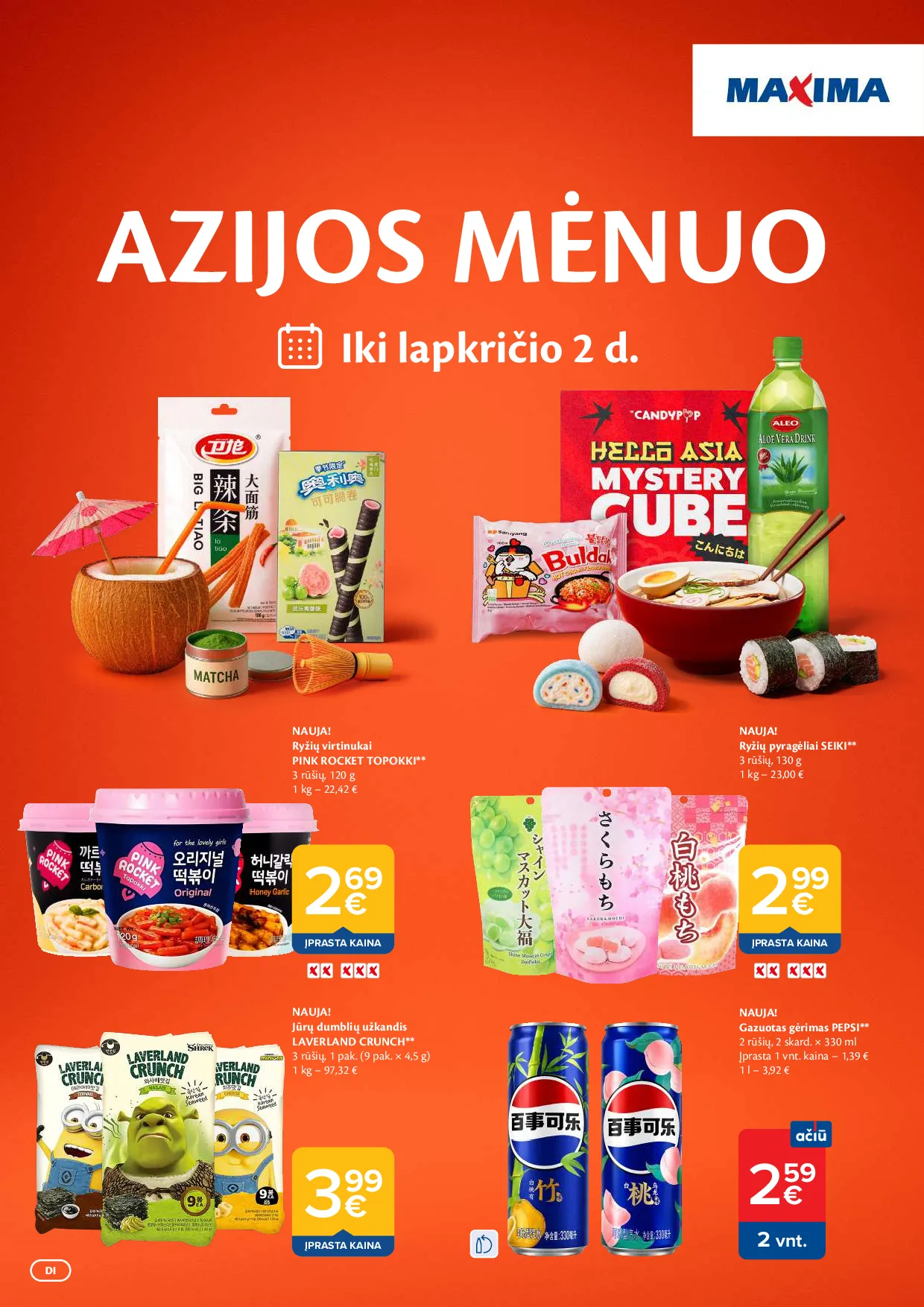 Maxima azijos mėnuo – 1 psl.