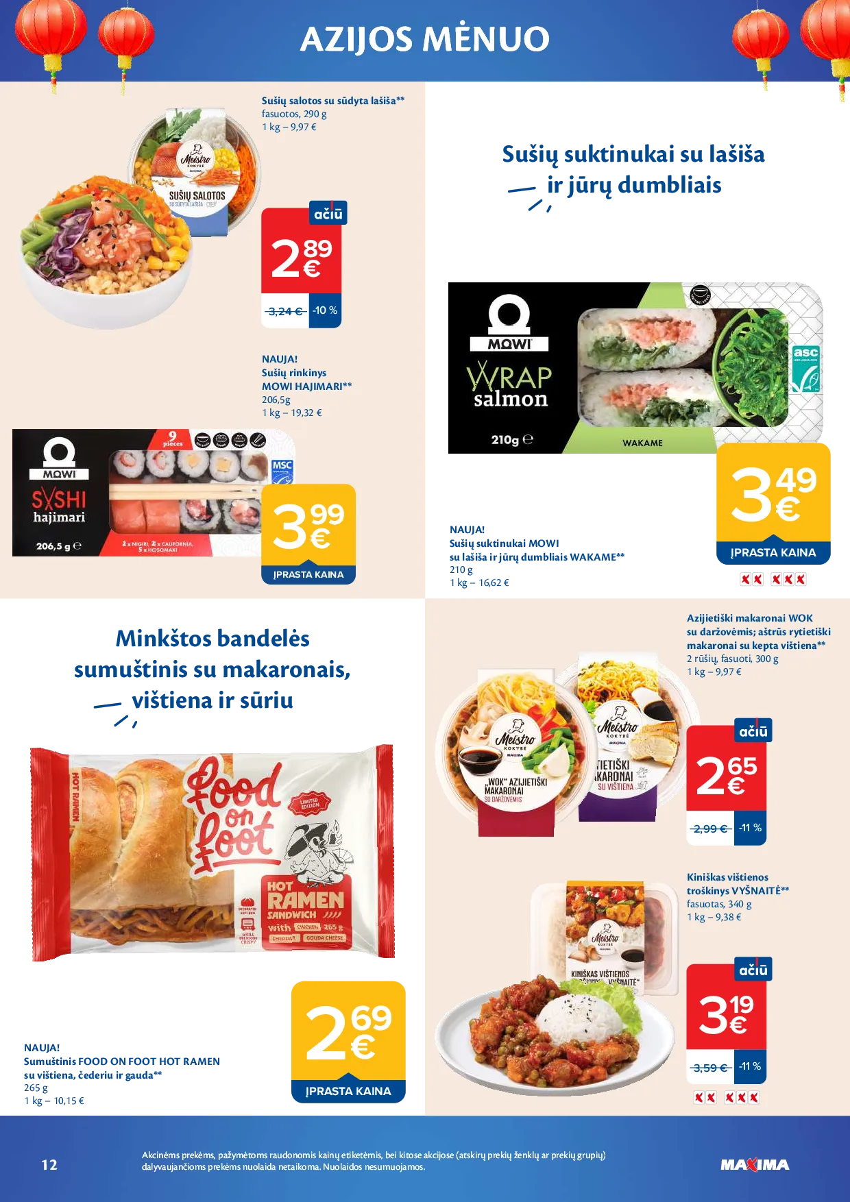 Maxima azijos mėnuo – 12 psl.