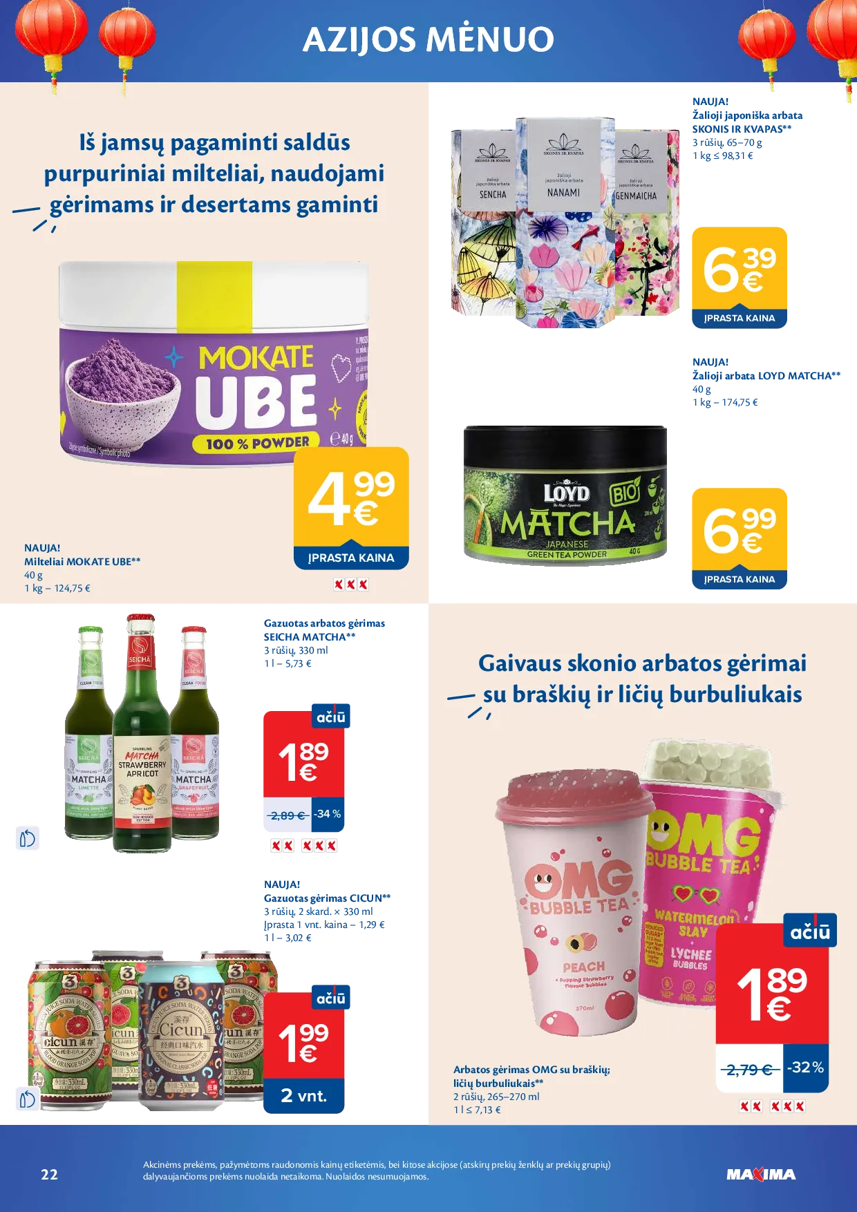 Maxima azijos mėnuo – 22 psl.
