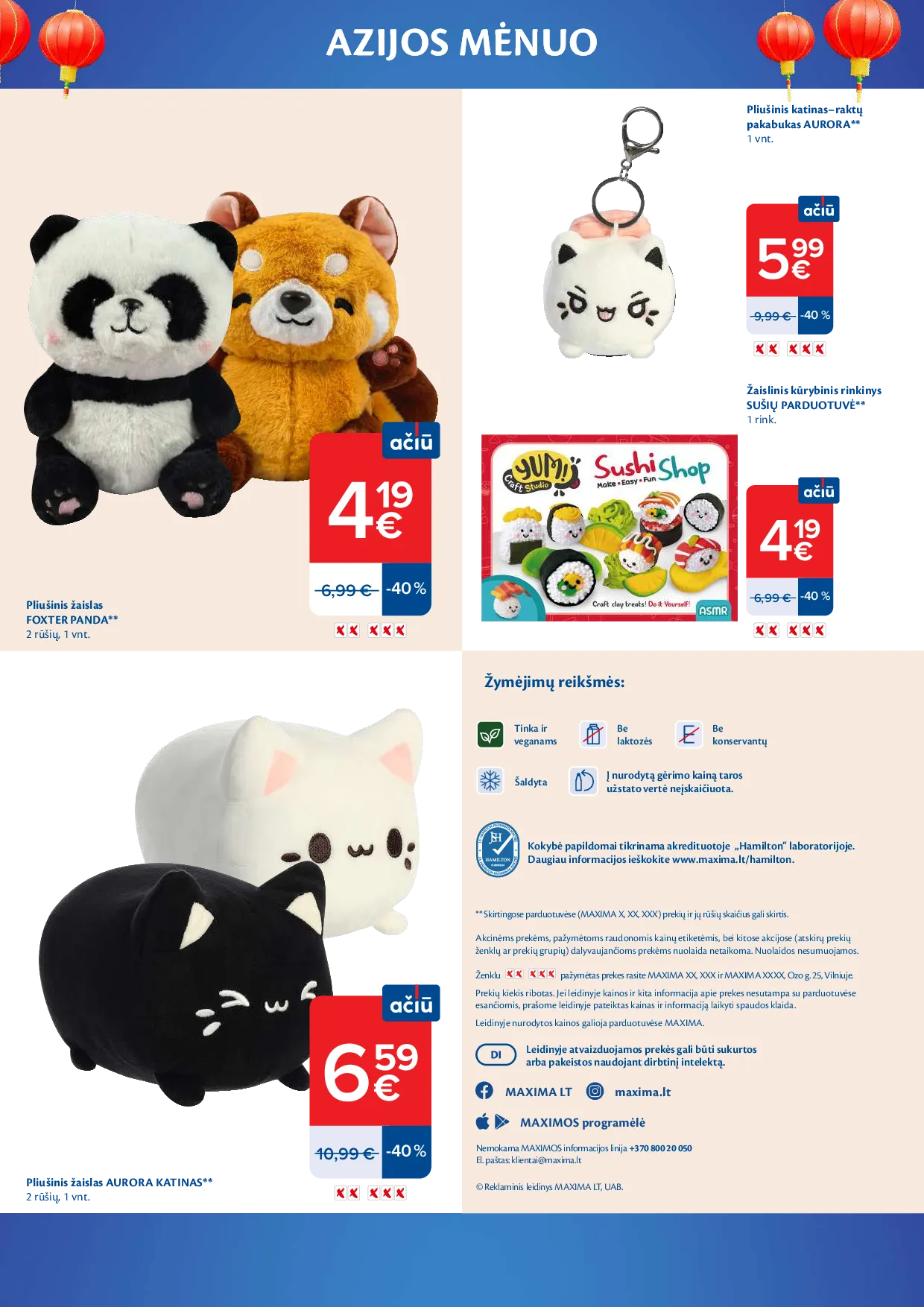 Maxima azijos mėnuo – 25 psl.