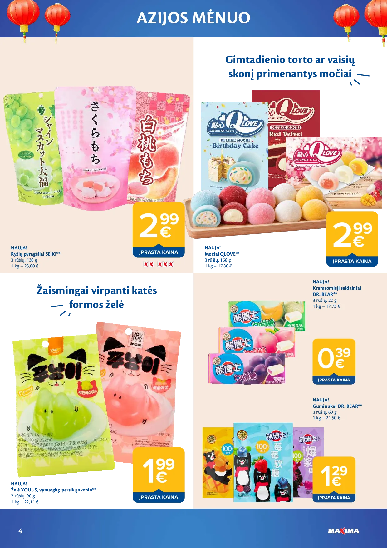 Maxima azijos mėnuo – 4 psl.