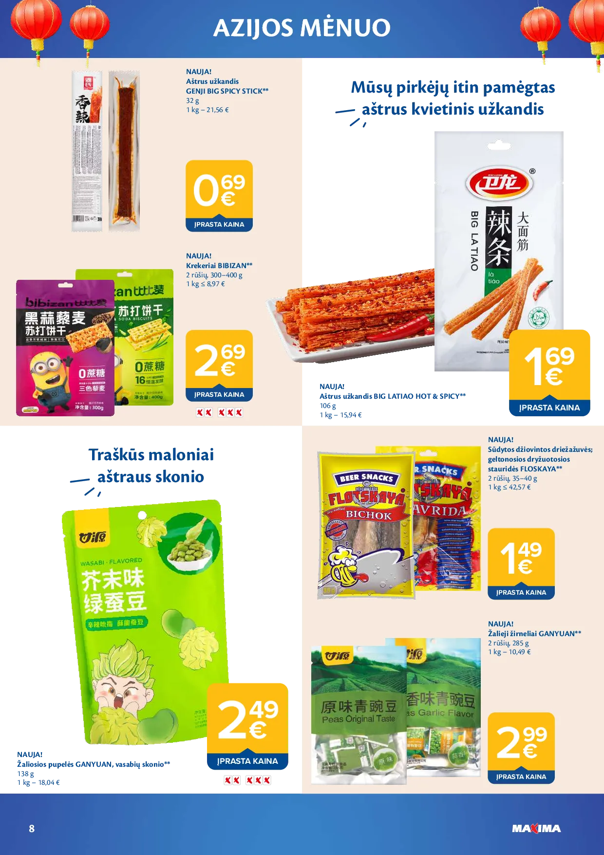 Maxima azijos mėnuo – 8 psl.