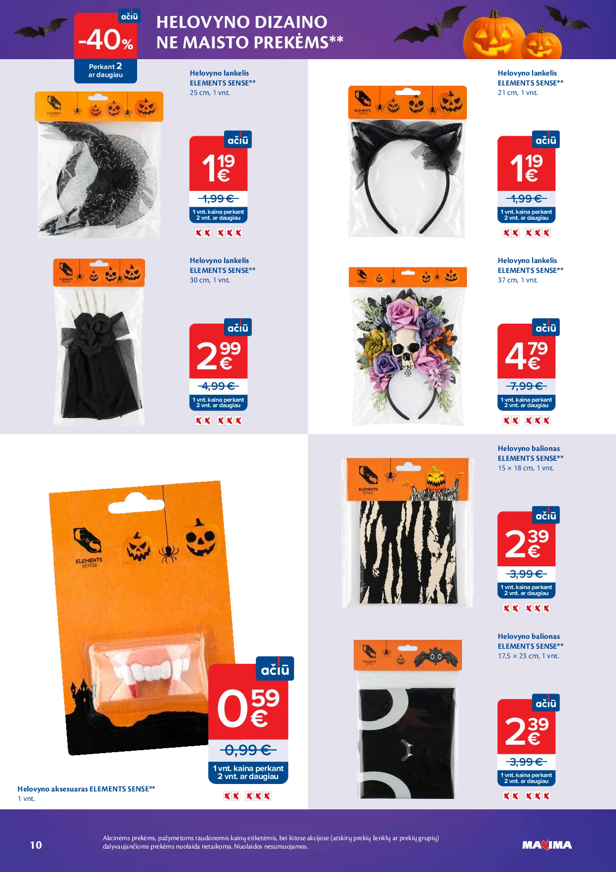 Maxima Helovyno mėnuo – 10 psl.