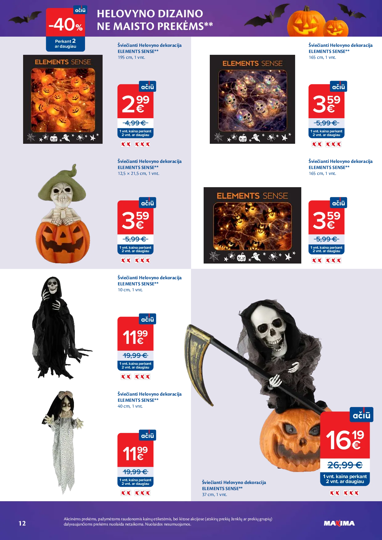 Maxima Helovyno mėnuo – 12 psl.
